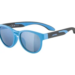 Alpina Jola Bril Kinderen - blue-black matt/mirror blue