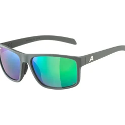 Alpine & Skibrillen < Alpina Nacan I POL Bril - midnight-grey matt/mirror green