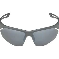 Racefietsbrillen < Alpina Nylos HR Bril - midnight-grey matt/mirror silver
