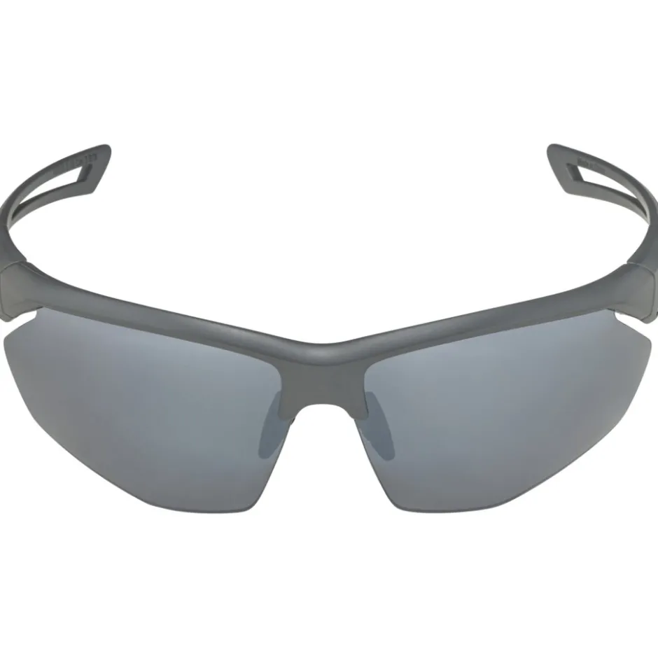 Racefietsbrillen < Alpina Nylos HR Bril - midnight-grey matt/mirror silver