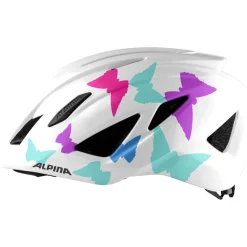 Alpina Pico Kids Bike Helmet - pearlwhite butterflies gloss