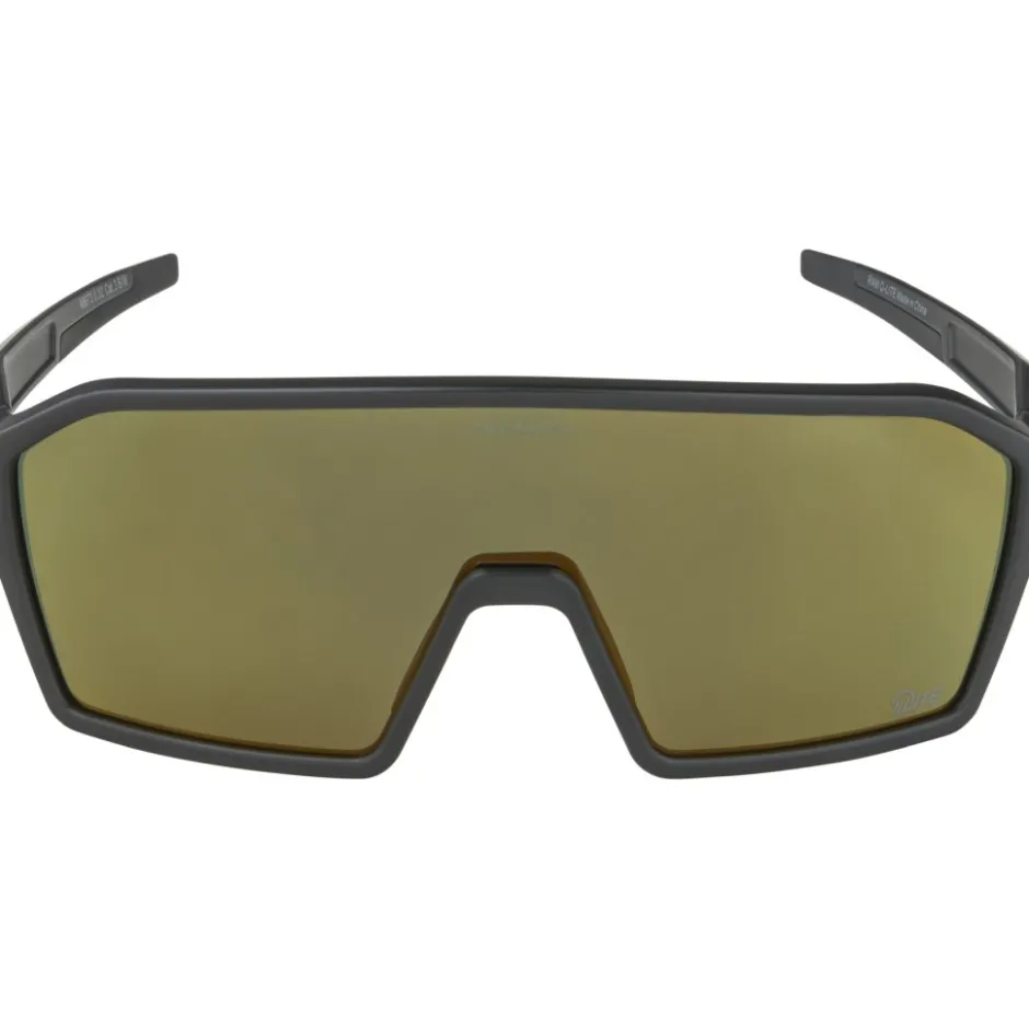 Mtb-Brillen < Alpina Ram Q-Lite Bril - black matt/Varioflex silver mirror