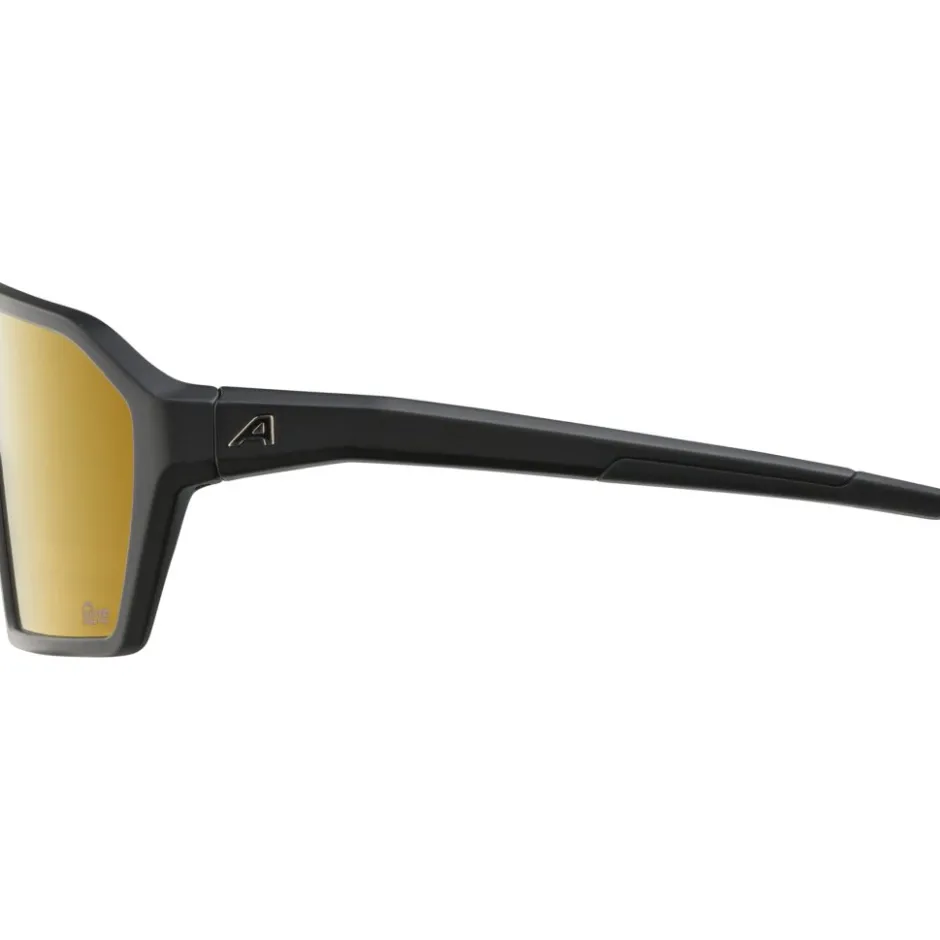 Mtb-Brillen < Alpina Ram Q-Lite Bril - black matt/Varioflex silver mirror