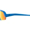 Alpina Rocket Glasses Youth - blue matt/mirror blue