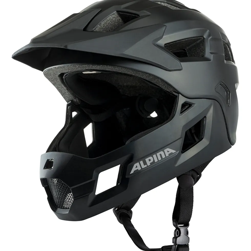 Alpina Rupi Integraalhelm Kinder - black matt