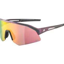 Alpina Sonic HR Q-Lite Bril - black matt-purple/mirror pink