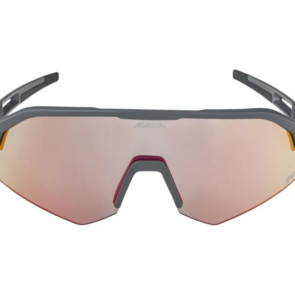 Alpina Sonic HR QV Bril - midnight-grey matt/Quattroflex Varioflex mirror rainbow