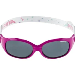 Alpina Sports Flexxy Glasses Kids - pink-dots/CERAMIC black