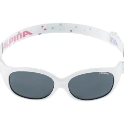 Alpina Sports Flexxy Glasses Kids - white-dots/CERAMIC black