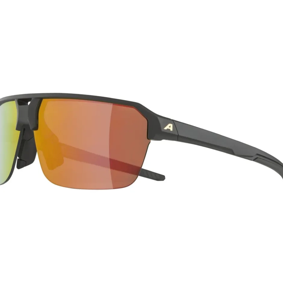 Mtb-Brillen < Alpina Swift HR Bril - black-gold matt/mirror gold