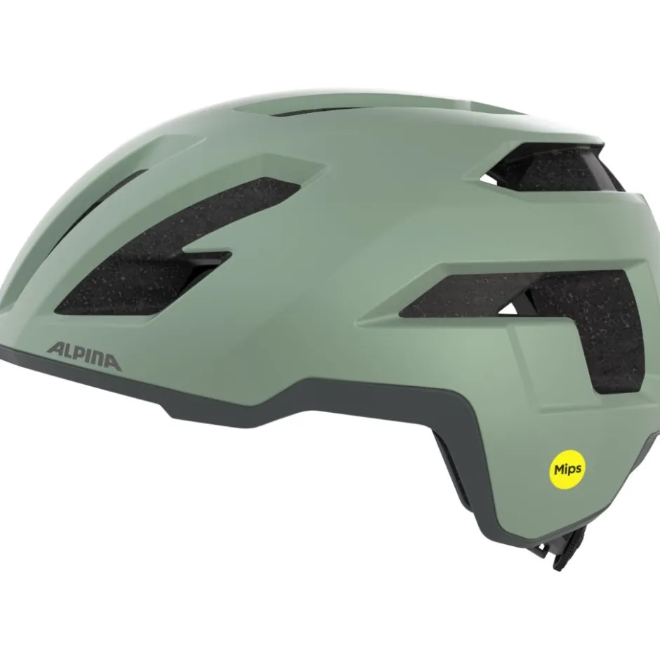 Gravelhelmen < Alpina Taunus Gravel MIPS Helm - willow-green matt