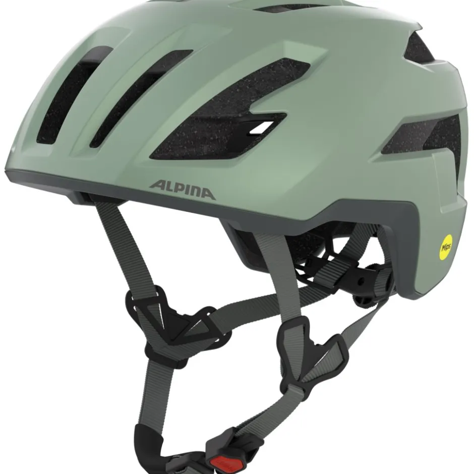 Gravelhelmen < Alpina Taunus Gravel MIPS Helm - willow-green matt