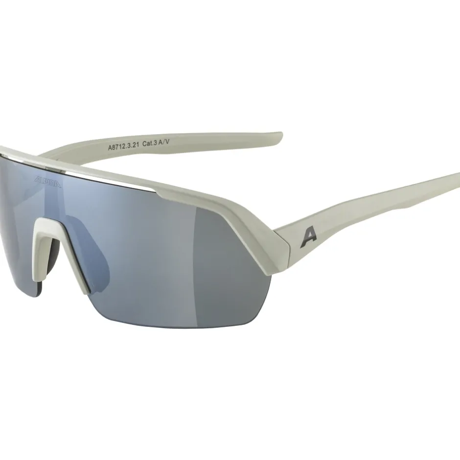 Mtb-Brillen|Racefietsbrillen < Alpina Turbo HR Bril - cool-grey matt / black mirror