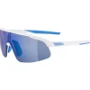 Alpina Turbo Pro Brillen voor kinderen - white matt/mirror blue
