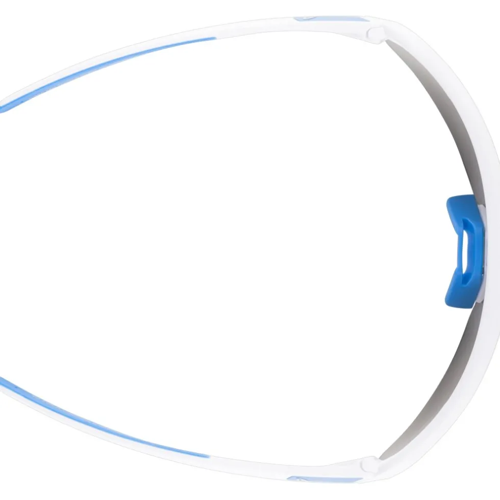 Alpina Turbo Pro Brillen voor kinderen - white matt/mirror blue
