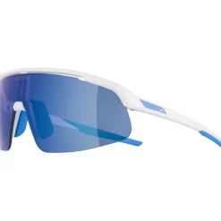 Alpina Turbo Pro Brillen voor kinderen - white matt/mirror blue