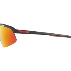 Alpina Turbo Pro Brillen voor kinderen - black matt/mirror red