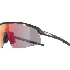Alpina Turbo Pro S QV Bril - black matt/rainbow mirror