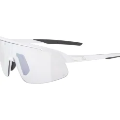 Mtb-Brillen|Racefietsbrillen < Alpina Turbo Pro S V Bril - white matt/clear to grey/flash pink