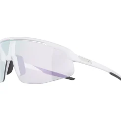 Alpina Turbo Pro V Bril - white matt/clear to grey/flash pink