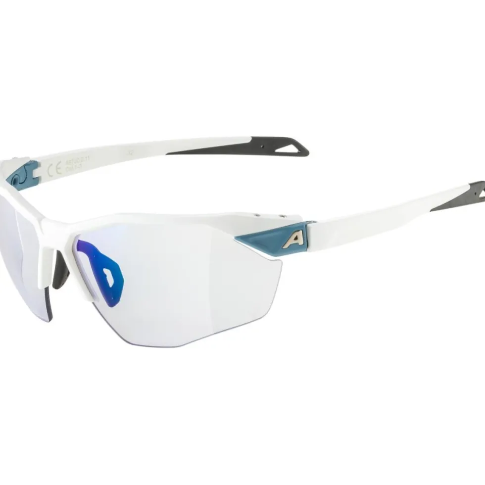 Alpina Twist Six HR V(M) Bril - white matt/Varioflex blue mirror