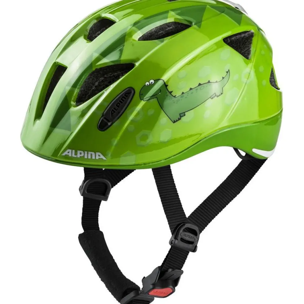 Alpina Ximo Flash Fietshelm - green dino
