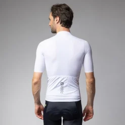 Wielershirts < Ale Aé PRAGA Coor Bock Fiettrui Heren - wit