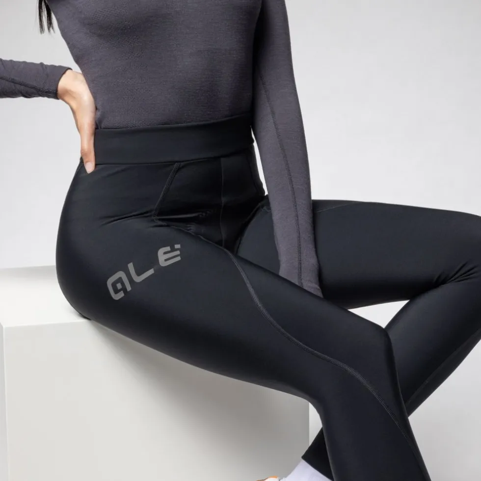 Alé PRAGMA Winter Fietsbroek Dames - white/black