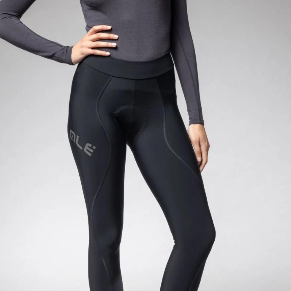 Alé PRAGMA Winter Fietsbroek Dames - white/black