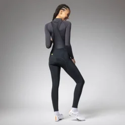 Alé PRAGMA Winter Fitesbroek met bretels Dames - black