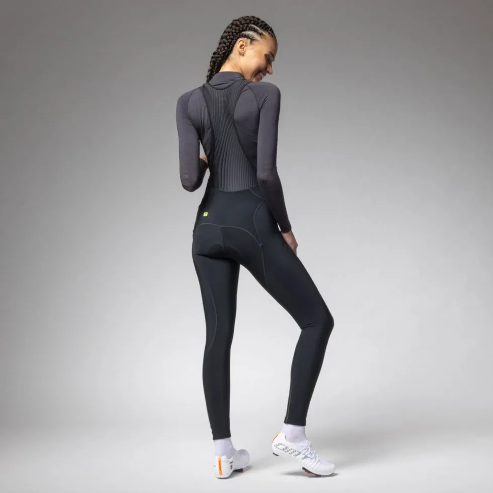 Alé PRAGMA Winter Fitesbroek met bretels Dames - black