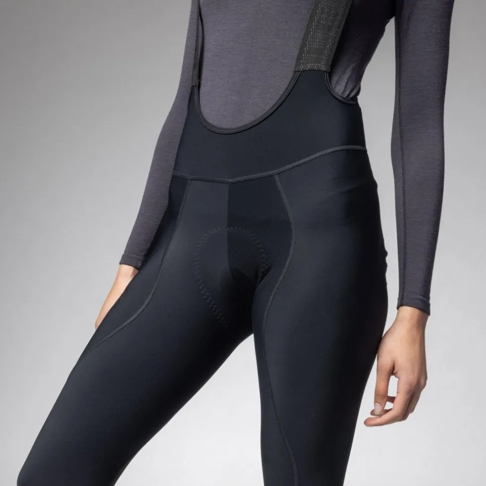 Alé PRAGMA Winter Fitesbroek met bretels Dames - black