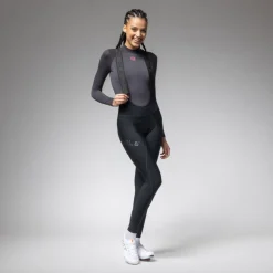 Alé PRAGMA Winter Fitesbroek met bretels Dames - black