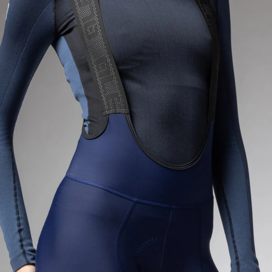 Winterbroeken < Ale Alé PRAGMA Winter Fitesbroek met bretels Dames - navy blue