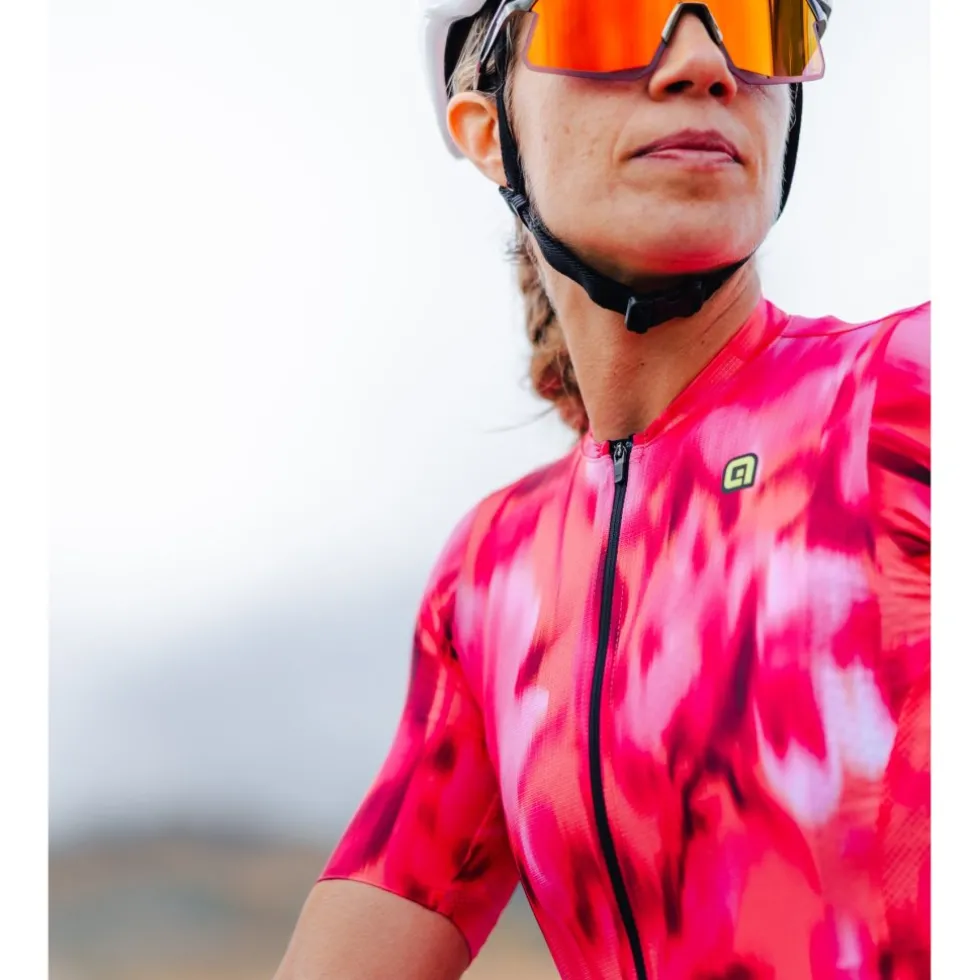 Alé PR-E Jardin 2.0 Dames shirt met korte mouwen - pink combo