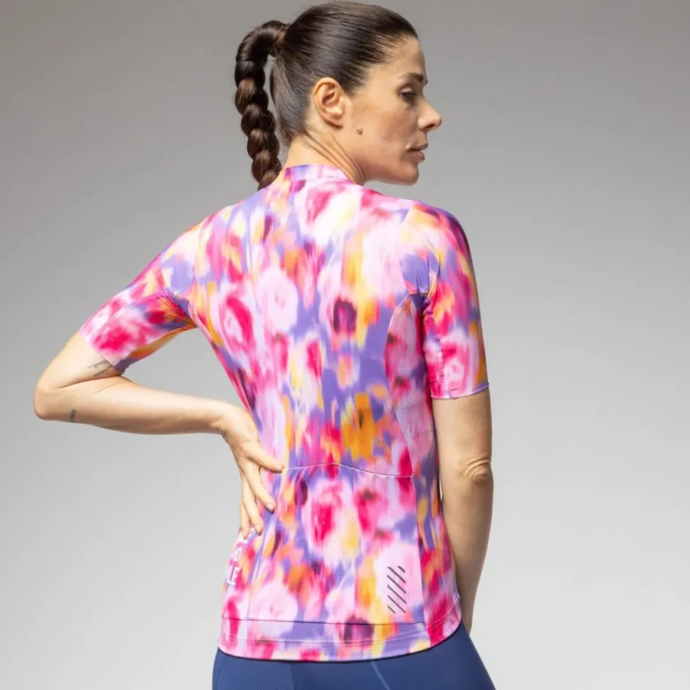 Alé PR-E Jardin 2.0 Dames shirt met korte mouwen - pink combo