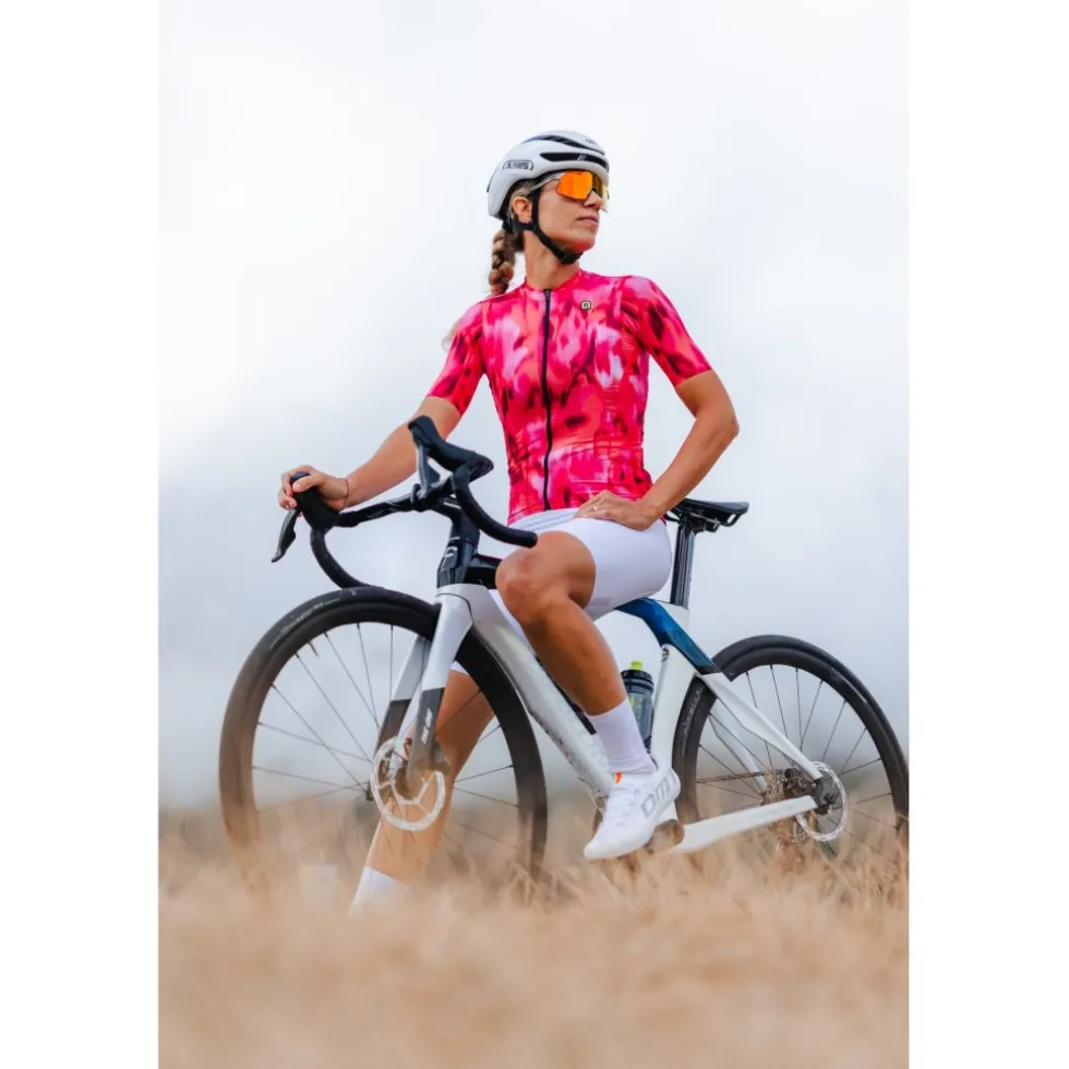 Alé PR-E Jardin 2.0 Dames shirt met korte mouwen - pink combo