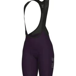 Alé PR-E Magic Colour Winter Fietsshort met Bretels Dames - blackberry purple