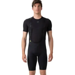 Alé PR-E Magic Colour Winter Fietsshort met Bretels Heren - zwart