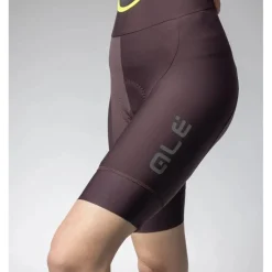 Alé PR-E Magic Colour Winter Fietsshort met Bretels Dames - brownie