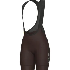 Alé PR-E Magic Colour Winter Fietsshort met Bretels Dames - brownie