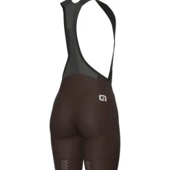 Alé PR-E Magic Colour Winter Fietsshort met Bretels Dames - brownie