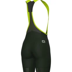 Winterbroeken < Ale Alé PR-E Magic Colour Winter Fietsshort met Bretels Dames - scotland green