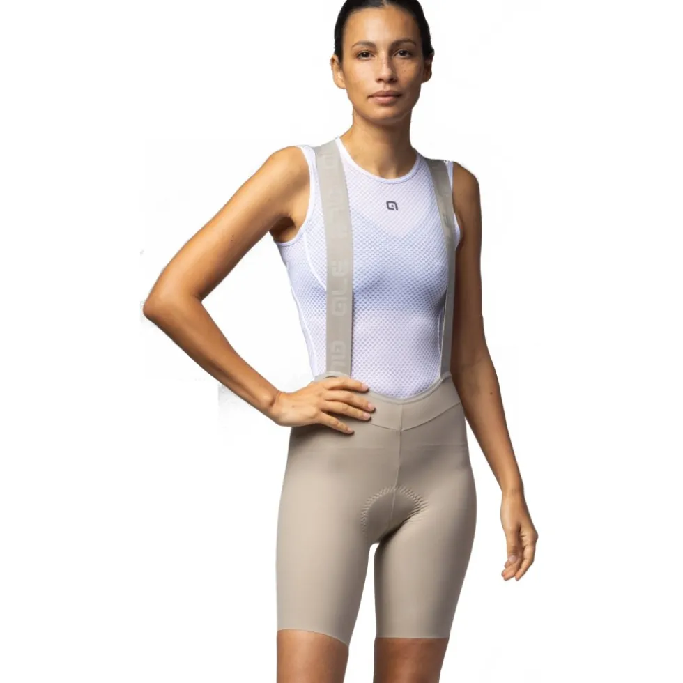 Alé PR-E Master 2.0 Fietsshorts met bretels Dames - sand