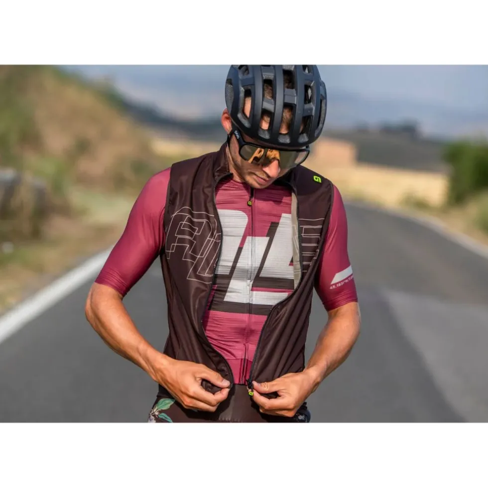 Alé PR-E Sauvage Fietsvest Heren - dove grey