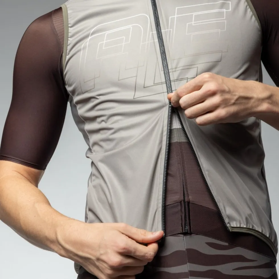 Alé PR-E Sauvage Fietsvest Heren - dove grey