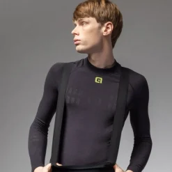 Winterbroeken < Ale Alé R-EV1 Clima Warm Plus 2.0 Fietsbroek met Bretels Heren - black