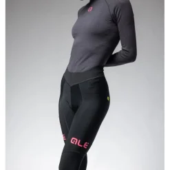 Alé R-EV1 Future Warm Fietsbroek Dames - fluo pink