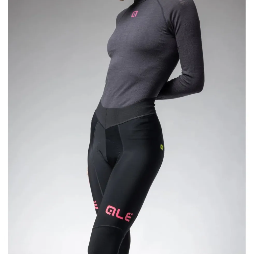 Alé R-EV1 Future Warm Fietsbroek Dames - fluo pink