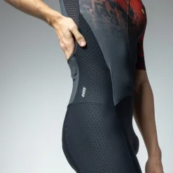 Alé R-EV1 Hive 2.0 Skinsuits met Korte Mouwen Heren - rood